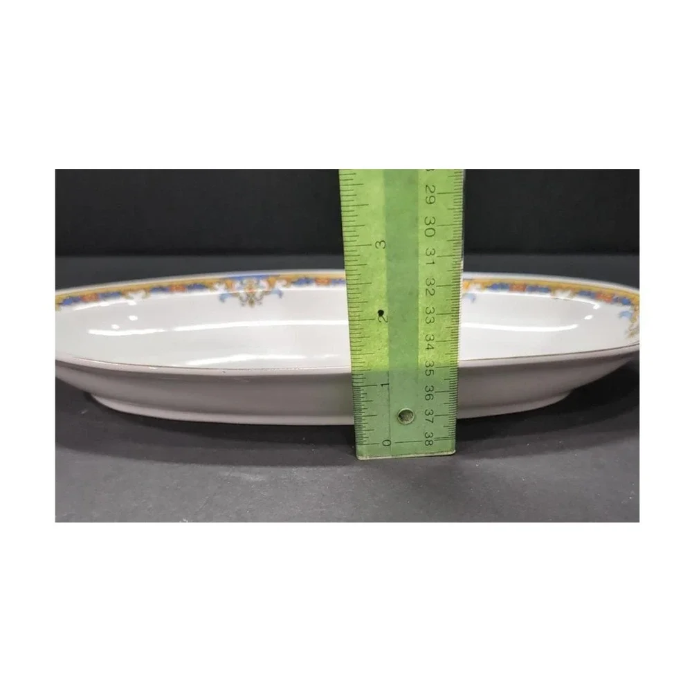 Epiag‎ Elyrian Oval Celery Dish, Czechoslovakian Serving Platter, Vintage Plate